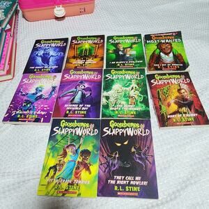 GOOSEBUMPS EUC PAPERBACK SET OF 10 SLAPPYWORLD SERIES SET